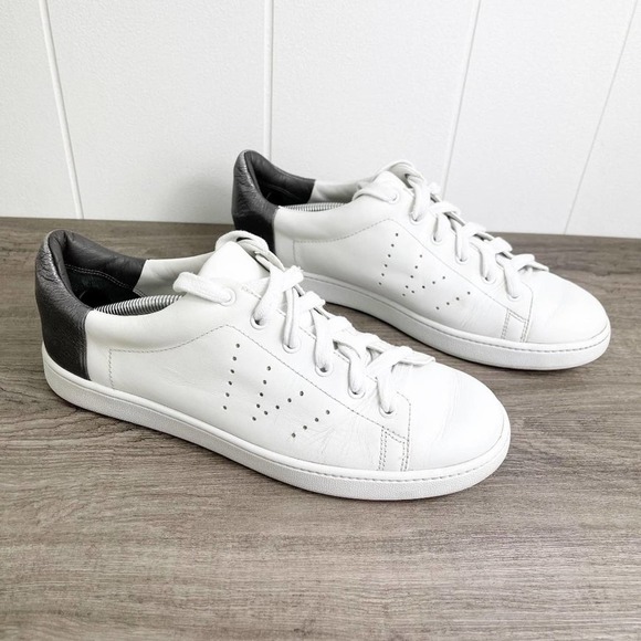 VINCE Varin Leather Lace Up Sneakers - Picture 9 of 9